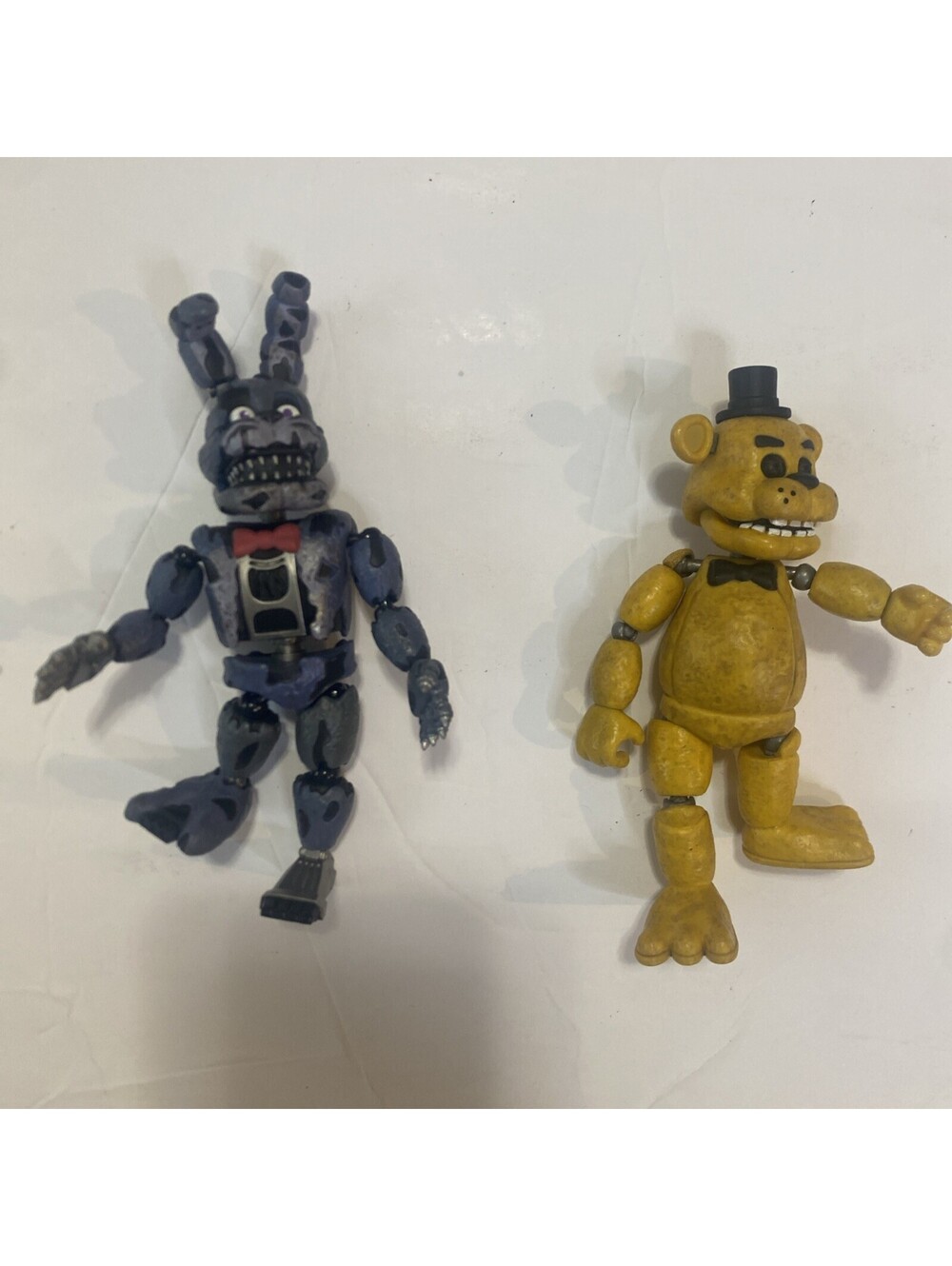 Funko FNAF 1 & 4 Nightmare Bonnie & Golden Freddy Figures Read Discription